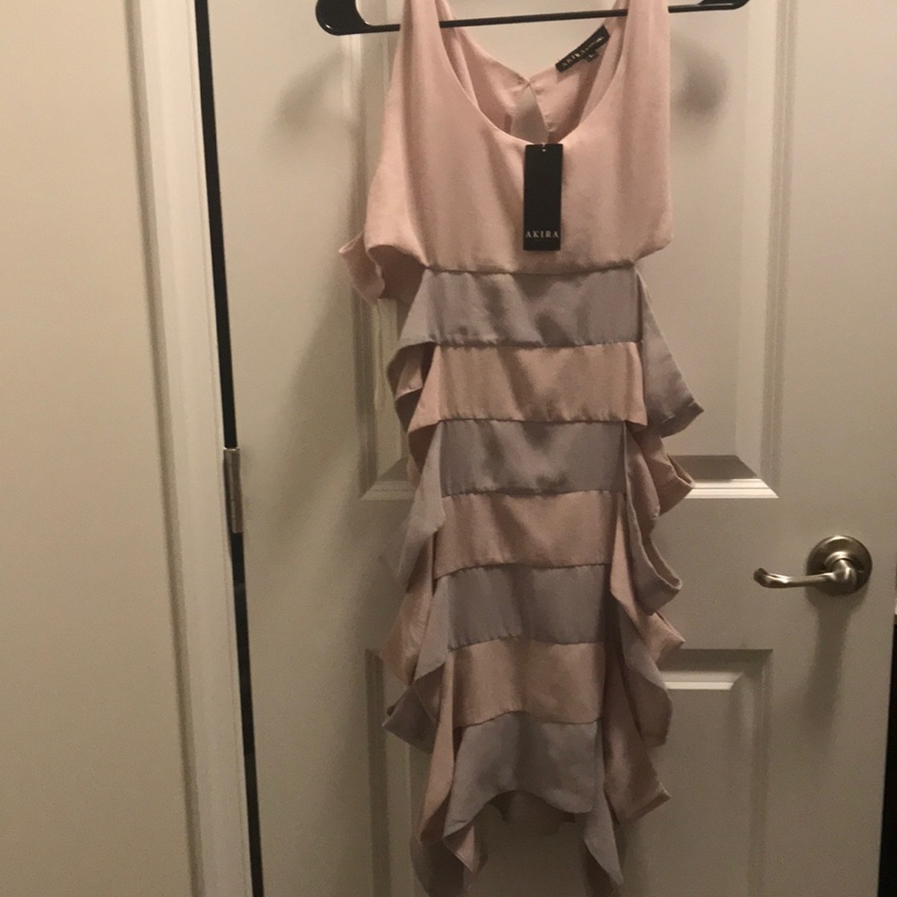 Dress with side slits